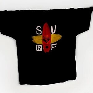 New Local Motion Hawaii Black Surf Graphic T-Shirt Size XL Gift Idea